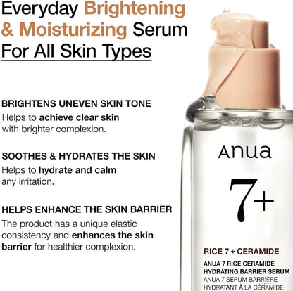 Anua Rice 7+ Ceramide Hydrating Barrier Serum